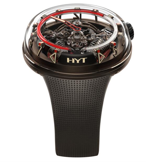 Cheap Luxury Replica HYT H²0 Brown 251-AD-463-RF-RU watch